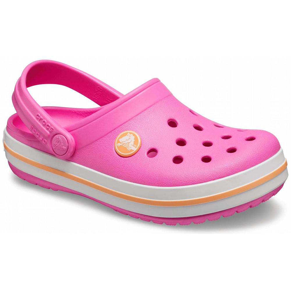 Pink Girls' Crocs Crocband™ Clogs | NZ 1548FDNM